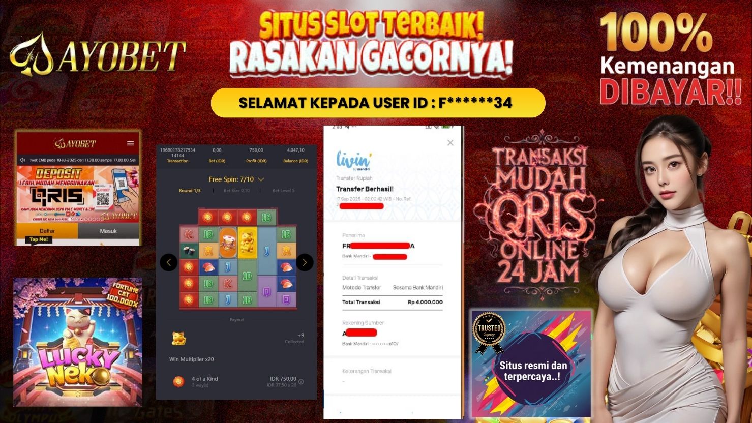 AYOBET JACKPOT SLOT LUCKY NEKO